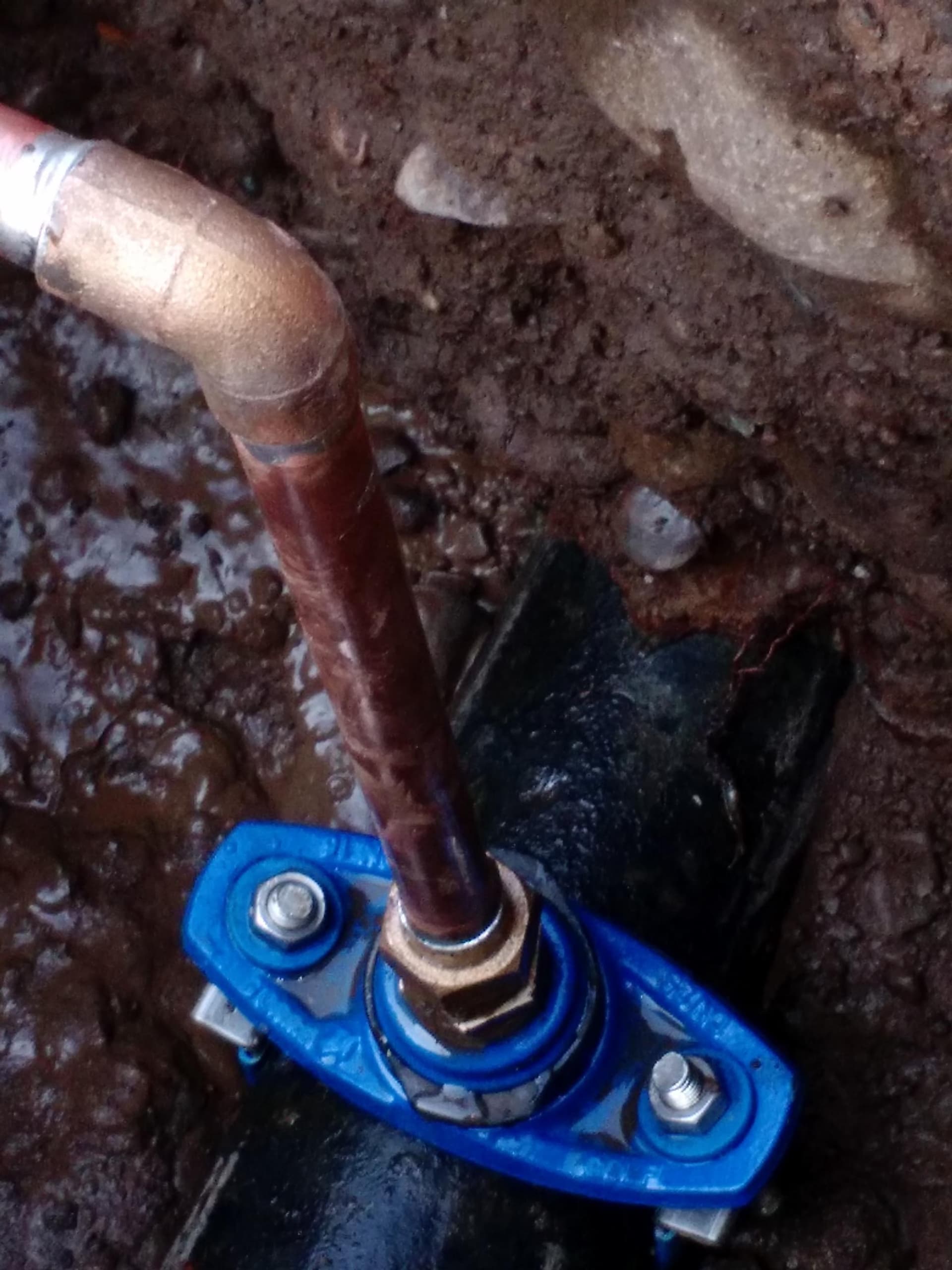 Instalación de cámara de inspección